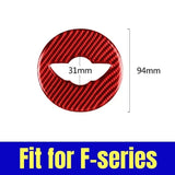 Carbon Fiber Car Steering Wheel Stickers Decoration for Mini Cooper