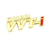 Car Trunk Emblem Sticker for Toyota Dual VVT-i Camry Corolla Yaris Rav4 Chr Auris Avensis Reiz Auto Decal Exterior Accessories