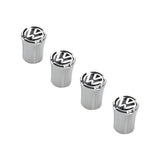 4pcs/set Volkswagen VW Logo Car Air Valve Stem Caps Auto Tyre Valve Covers
