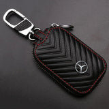 Mercedes Benz Leather Car Key Wallet Key Bag Protective Case
