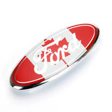 17.5x7.3cm 22.5x8.9cm Ford ABS Car Front Head Emblem Badge Auto Rear Sticker Decal