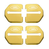 4pcs/set Land Rover Stainless Steel Car Door Lock Cover Protection