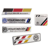 Volkswagen VW Logo Aluminum Alloy Car Body Sticker Nameplate Rear Emblem Badge Decal