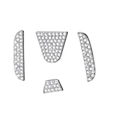 Diamond Car Styling steering wheel Emblem Sticker for Honda