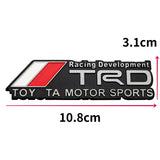 Toyota TRD Metal Car Rear Sticker Side Emblem Badge Decal
