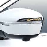 6pcs/set Hyundai Carbon Fiber Car Door Anti-Scratch Sticker Door Side Protection Bumper Strips
