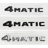 Mercedes Benz 2014-2016 4MATIC Logo ABS Car Rear Sticker