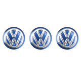 14mm Car Key Sticker Aluminum Decals for Volkswagen VW Sagitar LAVIDA Lamando Magotan Golf 5 6 7 Polo Passat Bora Jetta Tiguan CC Santana