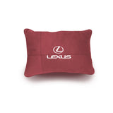 For Lexus Car Comfort Suede Neck Care Waist Pillow Interior Accessories