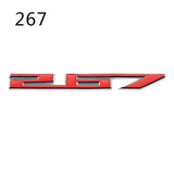 Chevrolet Letter 262 265 267 283 Metal Car Rear Sticker Decal Trunk Emblem Badge