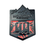 Jeep Mountain 4x4 Metal Car Front Grille Emblem Badge Auto Trunk Sticker Decal