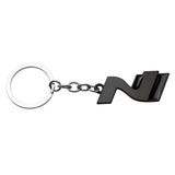 Hyundai N Logo Metal Car Key Rings Keychain Pendant