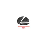 Carbon Fibre Car Steering Wheel Badge Sticker for Lexus