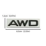 AWD Logo Car Rear Trunk Badge Whole Body Emblem Sticker for Lexus Nx200t Ct200h Lm Rx Gs 570 Gx Rx350 Gx470 Es350