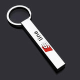 Audi Sline Metal Car Key Chain Keyring