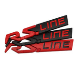 Renault RS Line Logo Metal Car Rear Sticker Emblem Badge Decal
