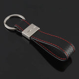 Mercedes Benz AMG Carbon Leather Car Keyring Keychain Pendant