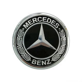 60mm Mercedes Benz Metal Car Rear Badge Sticker Emblem Decal