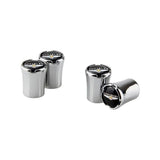 4pcs/set Chrysler MOPAR Logo Car Air Valve Stem Caps Auto Tyre Valve Covers