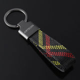 Volkswagen VW Arteon Logo Oxford Webbing Car Keychain Pendant Key Chain Holder