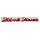 Mercedes Benz Black Bison Logo Metal Car Rear Sticker