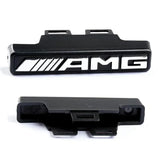 80x35mm AMG ABS Car Front Grille Emblem Badge Label for Mercedes Benz W463 W464 W461 G63 G65