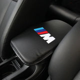 BMW M Power Car Central Center Console Armrest Box Pad Mat Protective Covers