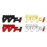 Car Trunk Emblem Sticker for Toyota Dual VVT-i Camry Corolla Yaris Rav4 Chr Auris Avensis Reiz Auto Decal Exterior Accessories