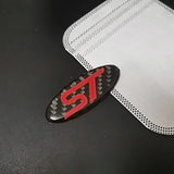 58x22mm Ford Epoxy Carbon Car Steering Wheel Sticker Decal