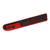 Peugeot GT Line Sport Metal Car Rear Sticker Auto Body Fender Side Emblem Badge Decal
