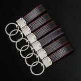 Audi RS Sline PU Leather Metal Car Keychain