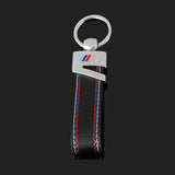 BMW M Power PU Leather Car Keychain Keyring