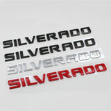 Chevrolet Silverado ABS Letter Car Rear Sticker Decal Trunk Emblem Badge