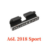 Audi Quattro Logo ABS Car Front Grille Emblem Badge Four-Wheel Drive Tail Standard Sticker