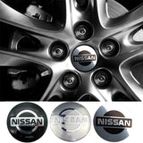 4pcs/set 60mm/65mm Nissan Car Wheel Center Hub Sticker Decal