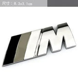 BMW M Power Metal Car Front Grille Emblem Rear Sticker