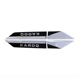 4pcs Skoda SUPERB KODIAQ KAMIQ KAROQ ABS Car Fender Side Sticker Decal Emblem Badge
