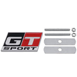 Toyota GT SPORT Car Front Grille Emblem Trunk Badge Sticker Decal