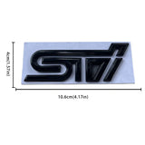 Subaru STI Logo Metal Car Rear Sticker Decal Emblem Badge