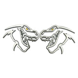 Dodge Dinosaur Logo Metal Car Rear Sticker Trunk Emblem Badge Decal