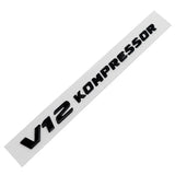 Mercedes Benz V6 V8 V12 KOMPRESSOR ABS Car Rear Sticker