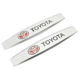 2pcs Toyota TRD Metal Car Fender Side Badge Decal Rear Emblem Sticker