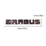 Mercedes Benz Brabus Metal Car Rear Emblem Decal Trunk Badge Sticker