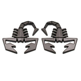 Abarth Scorpion Logo Metal Car Body Sticker Auto Rear Emblem Badge Decal