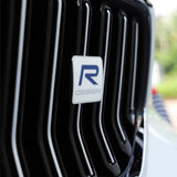 Volvo R Design Moose Test Logo Metal Car Front Hood Grille Emblem Badge Decal