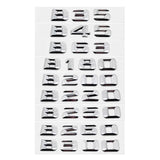 Mercedes Benz B Class B35 B45 B63 B180 B200 B220 B250 B260 B300 Car Rear Stickers Emblems Badge