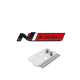 Hyundai N Line Logo Metal Car Front Hood Grille Emblem Badge Decal