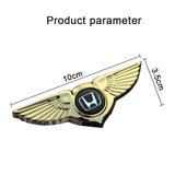 Honda Angle Wings Metal Car Front Center Sticker Grille Emblem