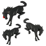 3pcs/set Ford Bronco Horse Logo Metal Car Rear Sticker Auto Body Side Fender Emblem Badge Decal