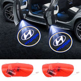 Car Door Welcome Laser Shadow Lamp Projector LED Light for Hyundai Elantra 2008-2015